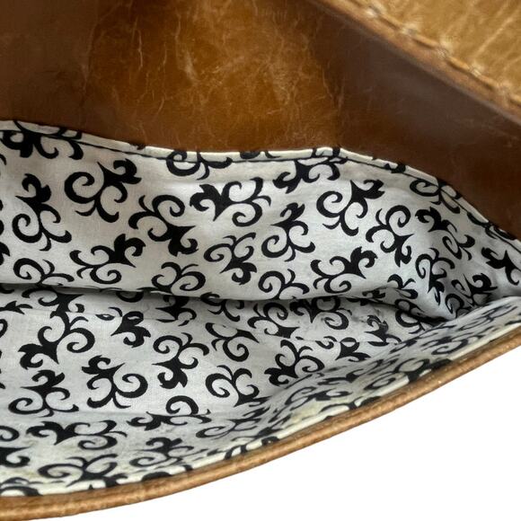 Hobo Purse Crossbody 'CRISTEL' Organizer Convertible Clutch Bag Cognac Brown - Picture 9 of 13